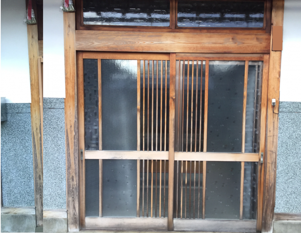 老朽化した玄関引戸を1日で交換！！　O様邸