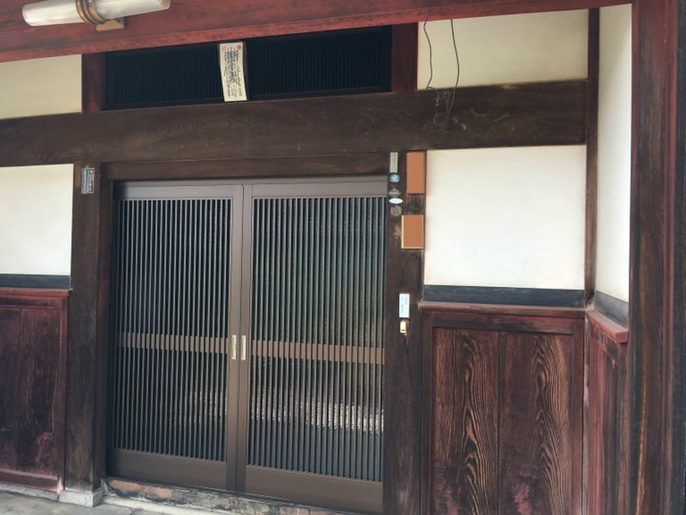 木製玄関からアルミへ取替♫