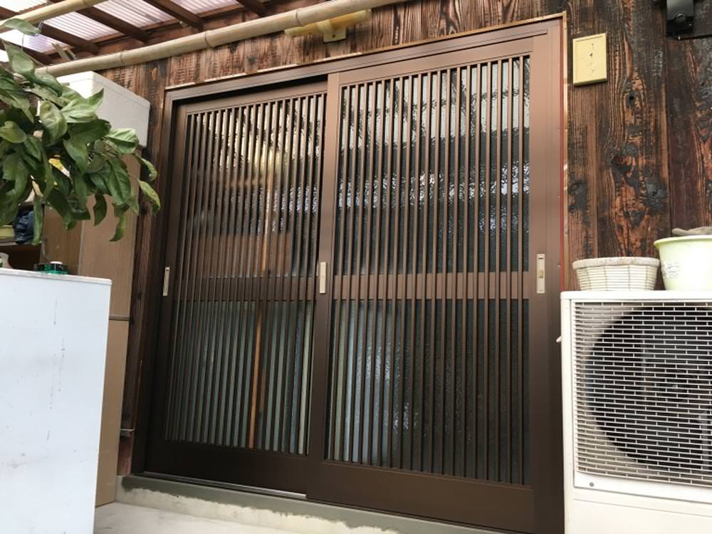 防犯性向上で玄関引戸80型☆