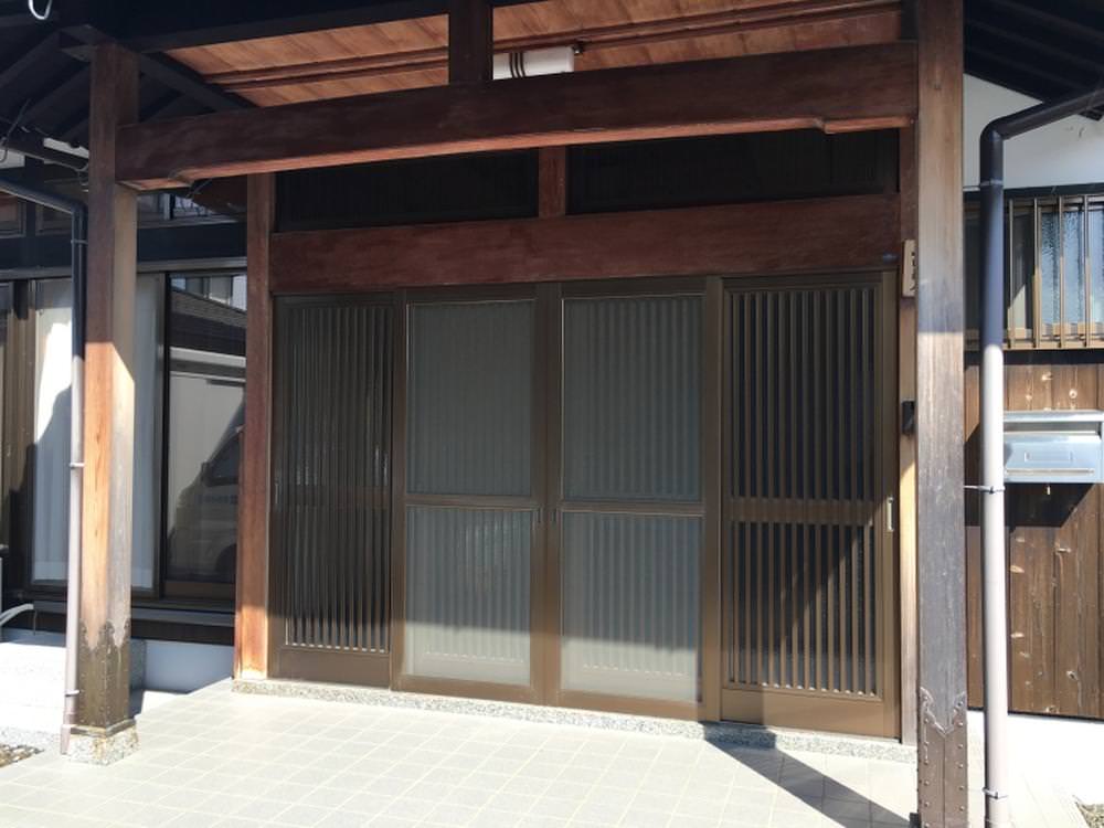 玄関引戸取替(^^♪