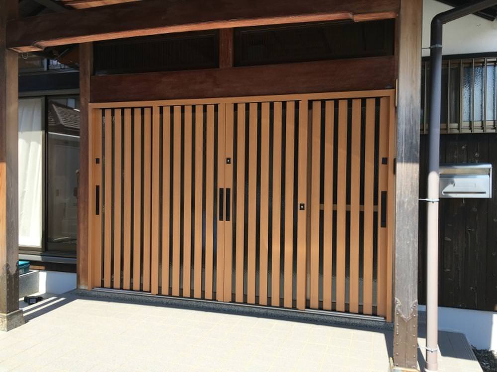 玄関引戸取替(^^♪