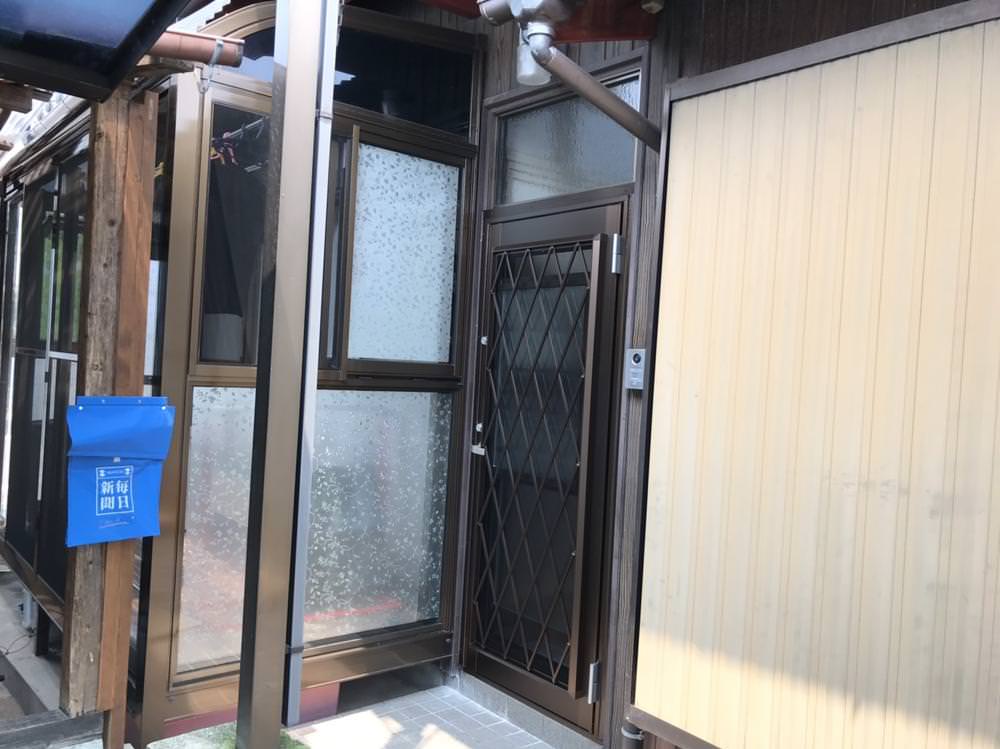 裏口からの風を取り入れたい‼