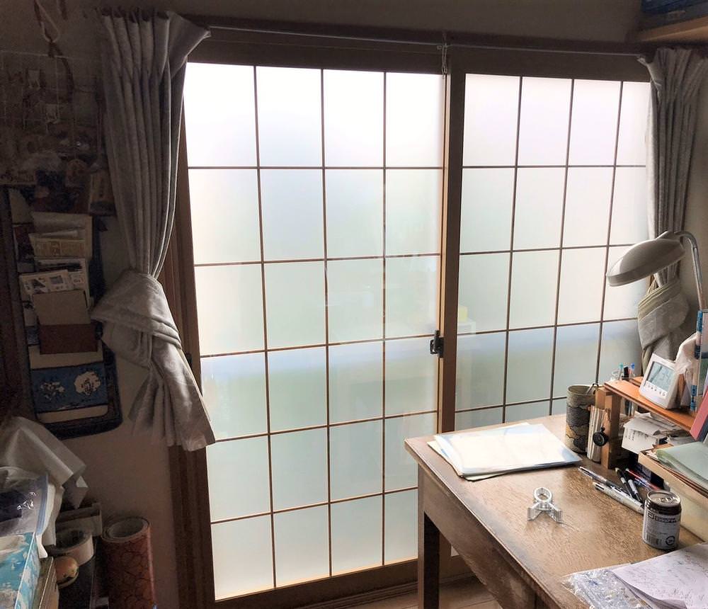 窓からのすきま風対策☆