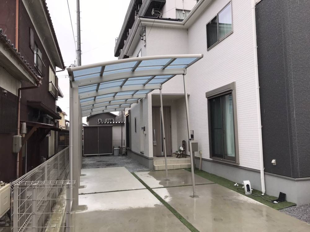 新築のお家にカーポート設置(^^♪