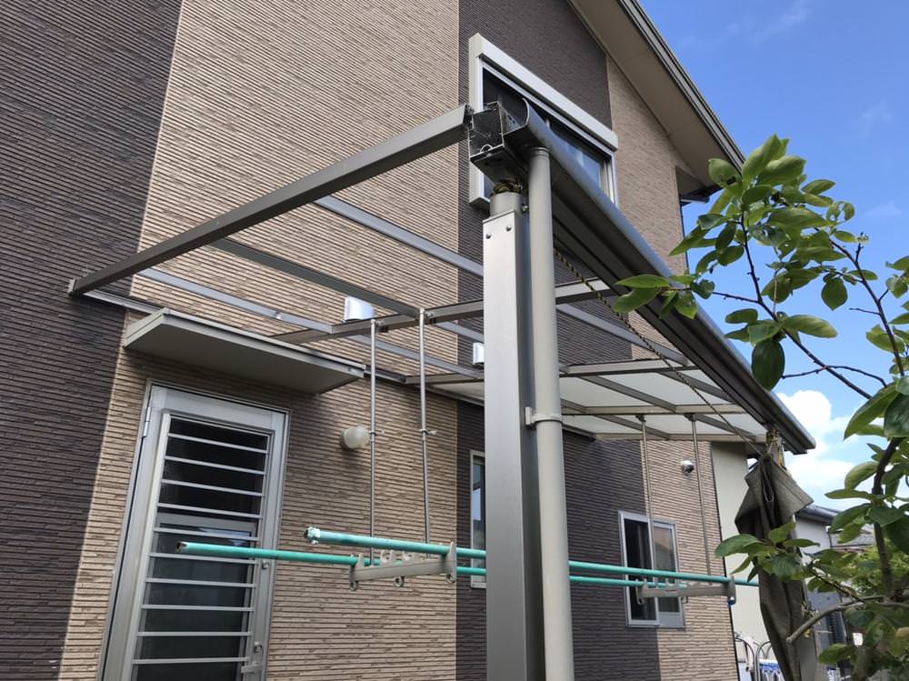 テラス屋根の張替え！