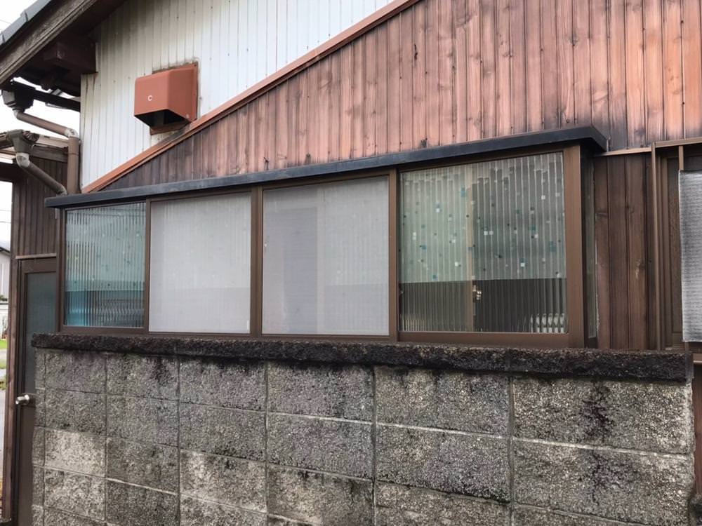 強い西日を遮ってキッチンを快適に②