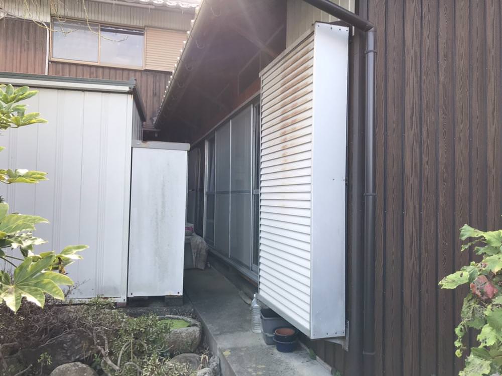 雨戸や引戸の交換！色を合わせて統一感◎①