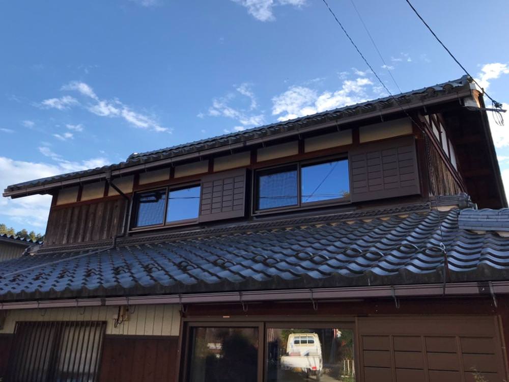 木製建具 → 雨戸付きアルミ樹脂複合窓 へ！②