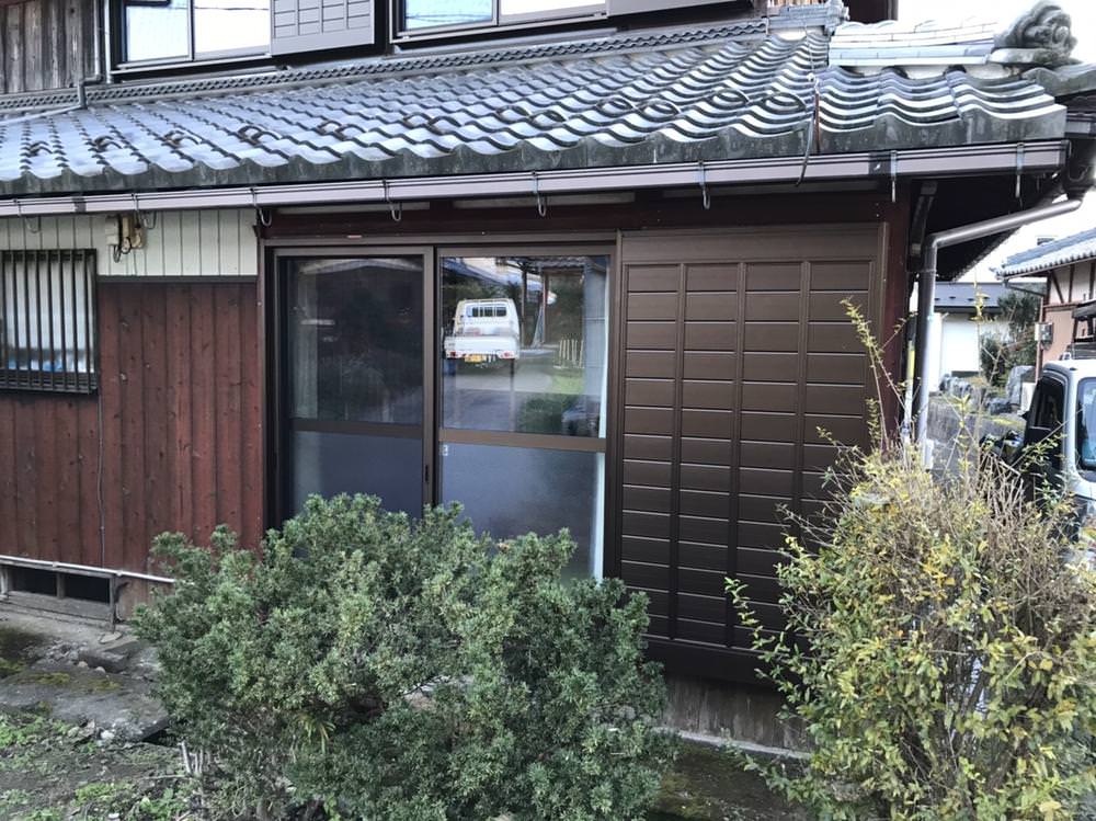 木製建具 → 雨戸付きアルミ樹脂複合窓 へ！③