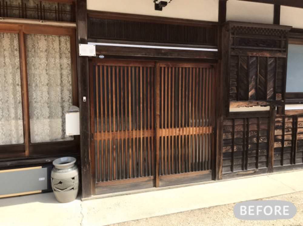 玄関リフォームで和のイメージはそのままに素敵に大変身！！