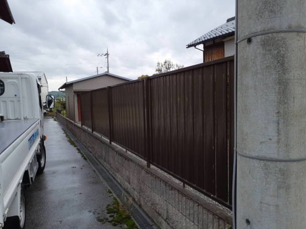 シンプレオフェンスを施工させていただきました