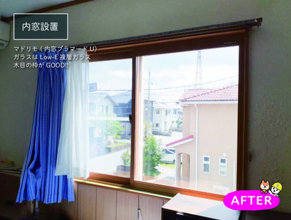 それぞれのお部屋に合った内窓デザイン②木目ナチュラル