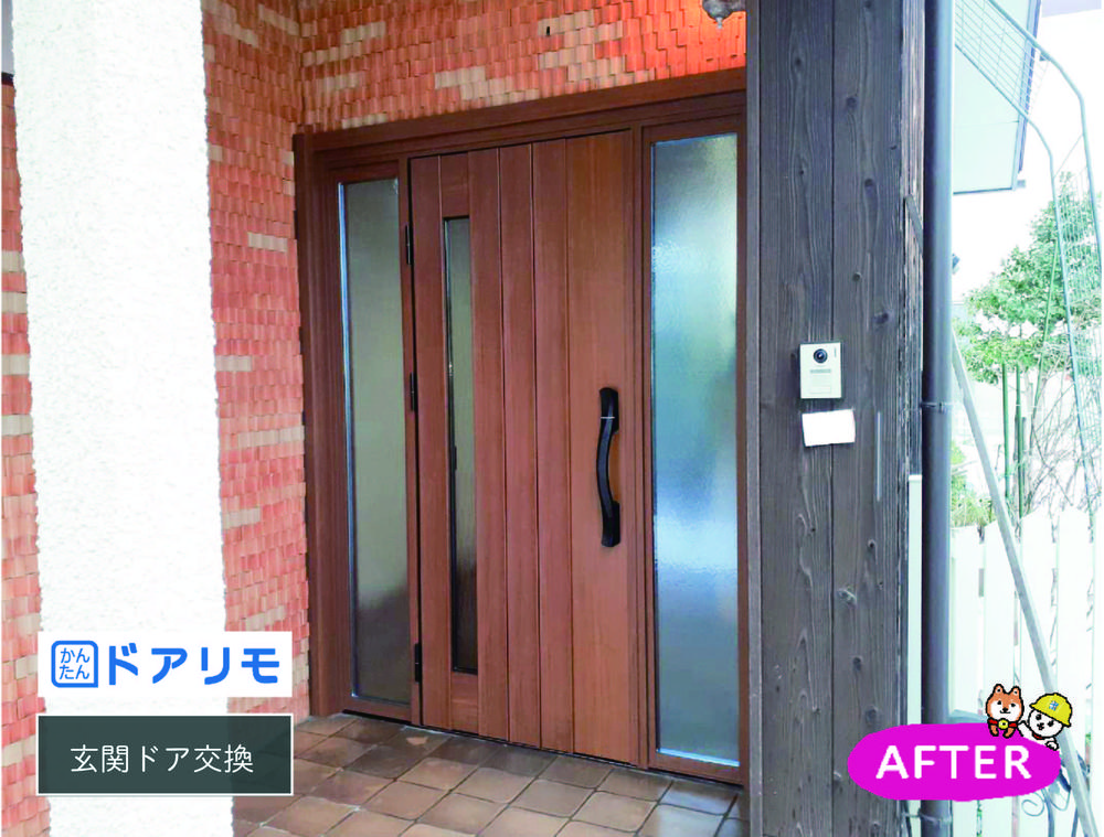 たった１日で明るく風が通る玄関へ！