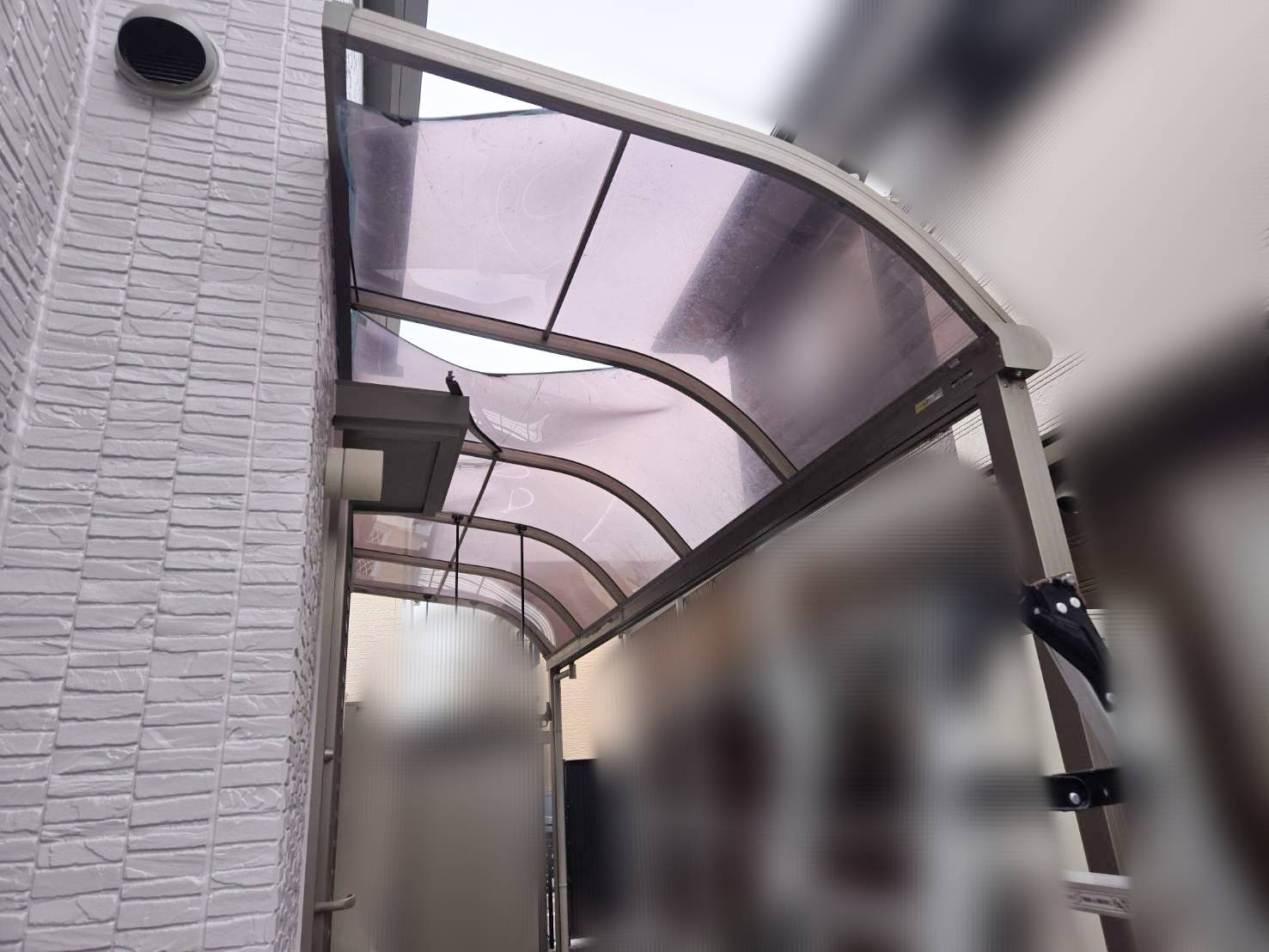 テラス屋根の修理