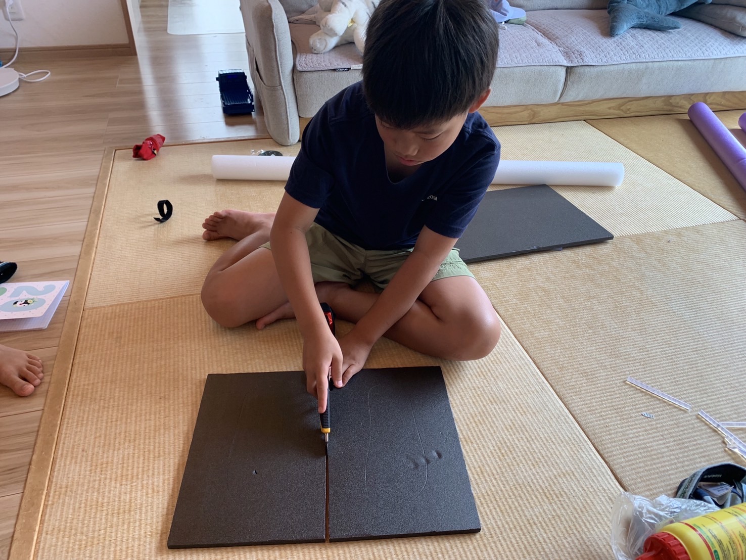 長男の成長に…