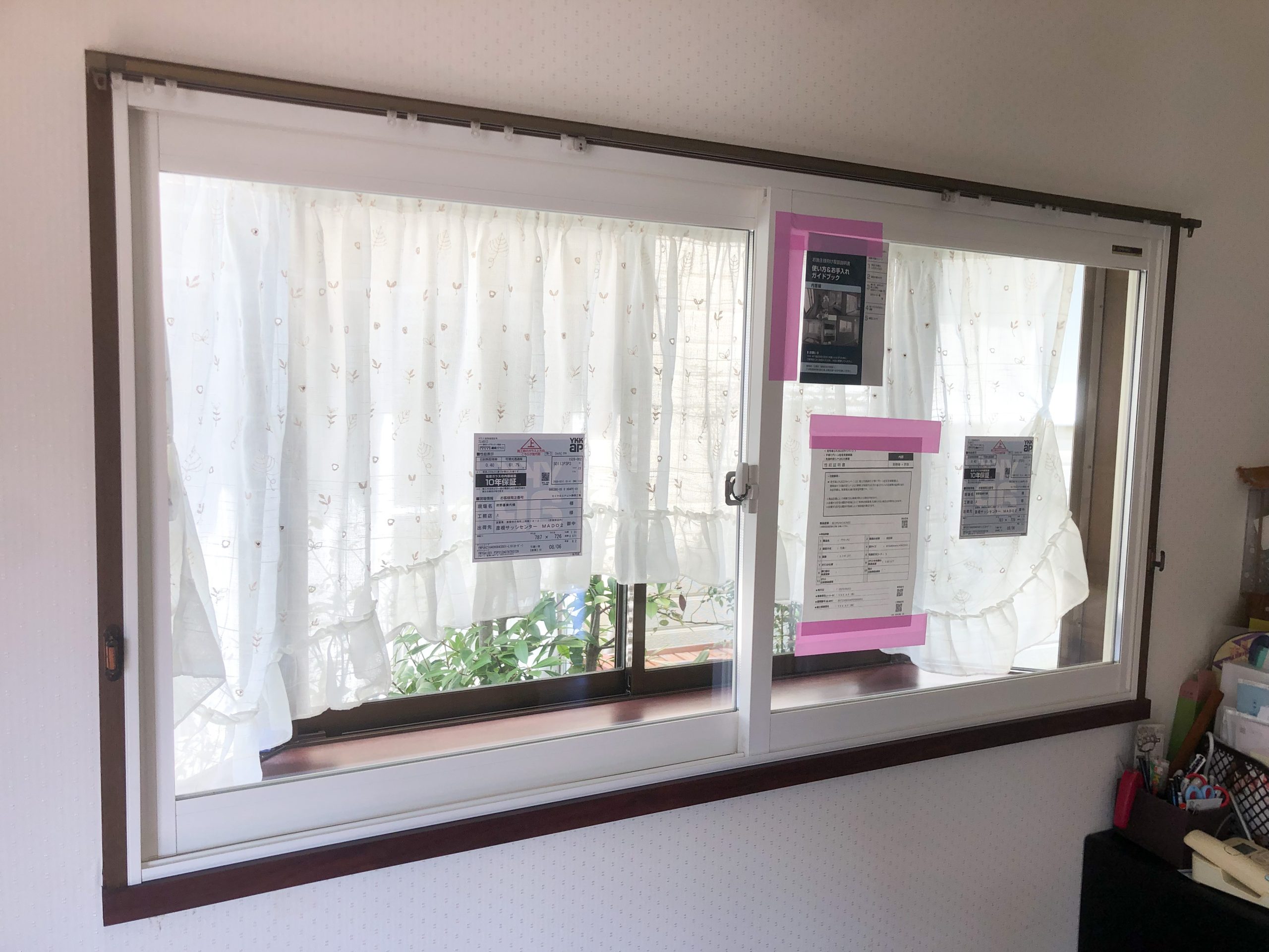 出窓にウチリモで素敵なショーケース