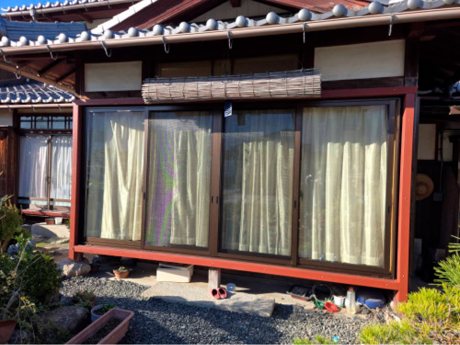 サッシが古くなり、補助金を利用して交換！